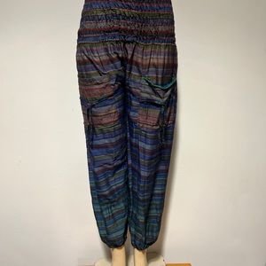 Unisex boho hippie aladdin alibaba harem yoga pants one size women trouser comfo